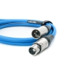 KABEL XLR 2XXLR Melodika Sky Blue SB2X10 1m